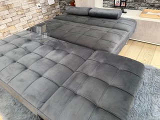 Nuevo sofa cama chaise longue - gris