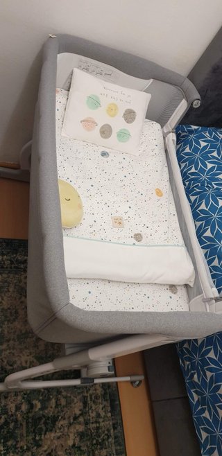 Cuna Jane Baby Side Gris