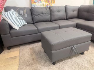 Nuevo sofa rinconera familiar con puff y arcon