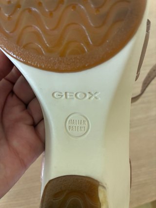 Sandalias plataforma beige Geox talla 37