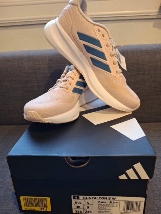 Adidas Runfalcon 5 W Beige/Azul Talla 38
