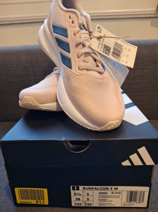 Adidas Runfalcon 5 W Beige/Azul Talla 38
