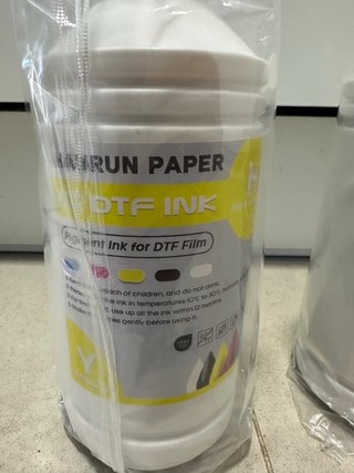 3 Botellas Tinta Pigmentada Hanrun Paper Pro DTF