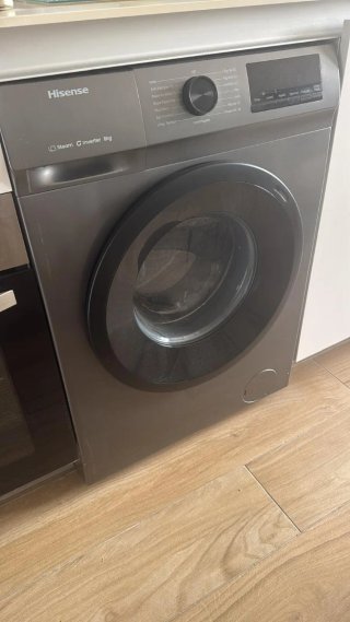 Lavadora Hisense 8 kg 1400 rpm Vapor