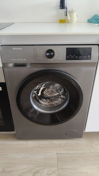 Lavadora Hisense 8 kg 1400 rpm Vapor