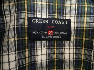 Camisa Green Coast de cuadros