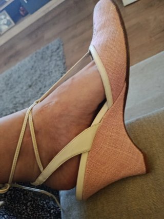 Zapatos cuña talla 39