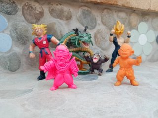 Lote de muñecos vintage dragón ball z