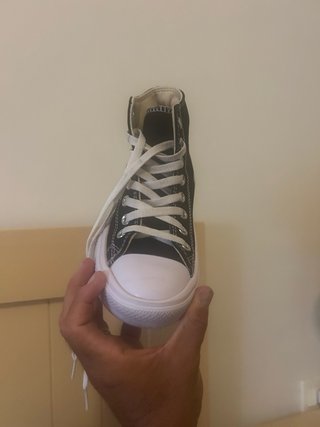 Converse plataforma negras y blancas