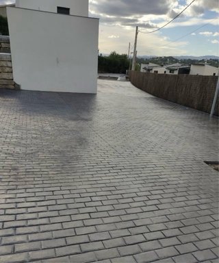 Hormigón impreso para exteriores