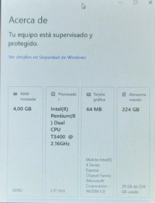 HP Compaq 4GB RAM-240GB SSD-W10 PRO
