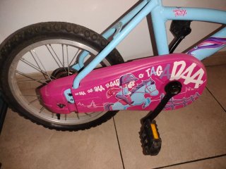 Bicicleta infantil BTWIN azul y rosa