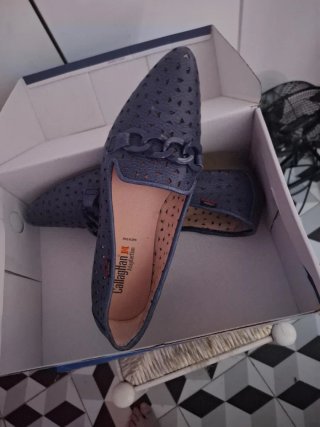 Zapatos Callaghan Azul Mujer
