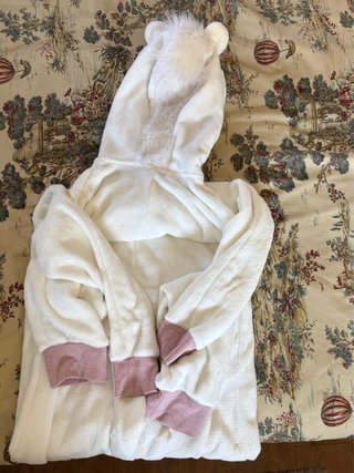Mono unicornio Oysho blanco y rosa