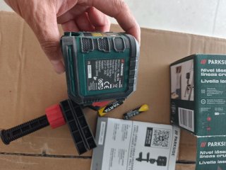 Parkside Nivel Láser y Detector Multifuncional