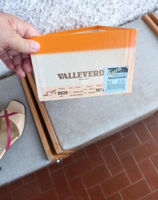 Sandali Valleverde Beige e Rosso