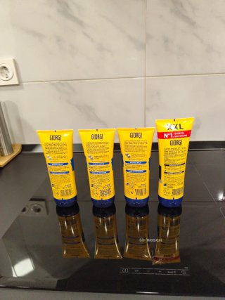 4 Gominas Giorgi  3 Efecto Mojado y 1  XXL control