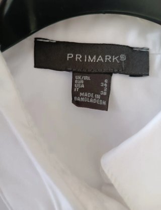 Camicia donna bianca manica lunga