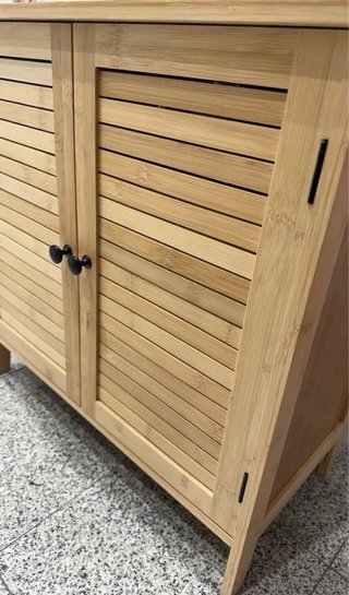 Mueble baño bambú natural