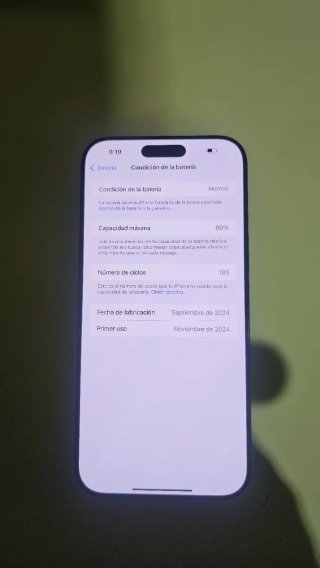 iPhone 16 Pro Max 256GB Gria Titanio