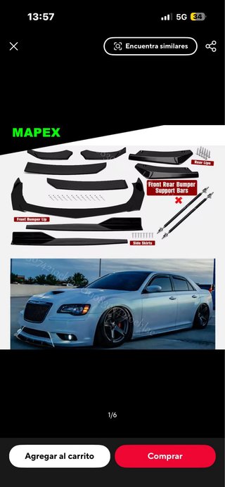 Labio delantero Mercedes, Audi, Bmw, Ford....etc
