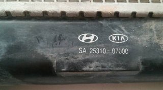 131185 2531007000 radiador agua kia picanto 1.1