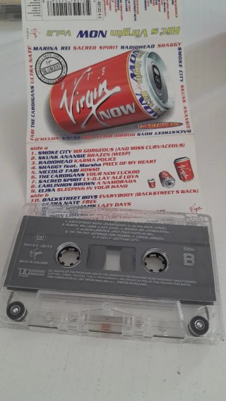 Musicassetta Compilation Virgin Hits Now