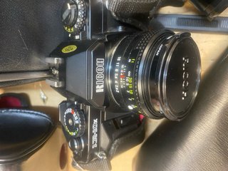 Cámara analógica Ricoh kR-10x + 3 objetivos + fund