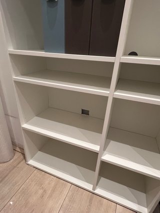 Estantería blanca 100cm x 200cm alto