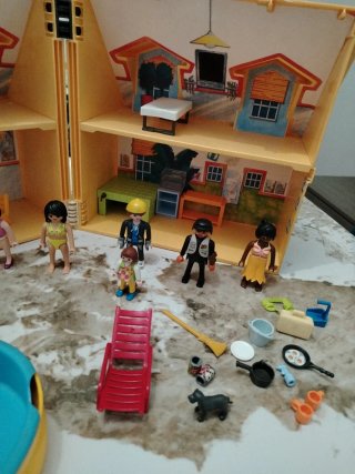 Casa Playmobil con accessori