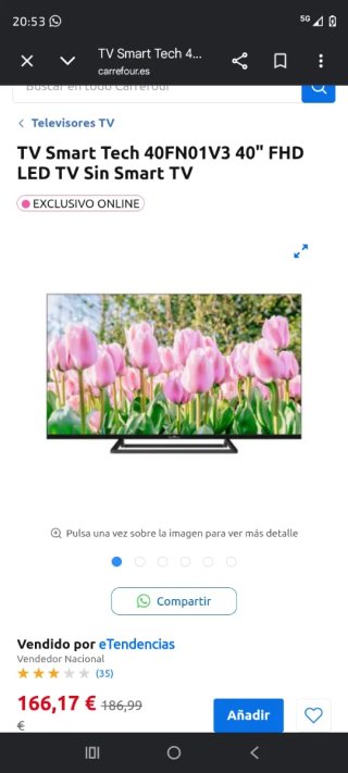 Smart Tech 40 FHD LED TV (per parti)