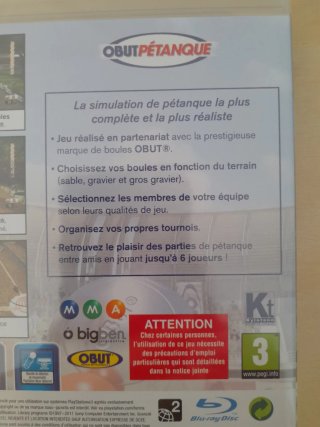 Obutpétanque per PS3 - Gioco sigillato