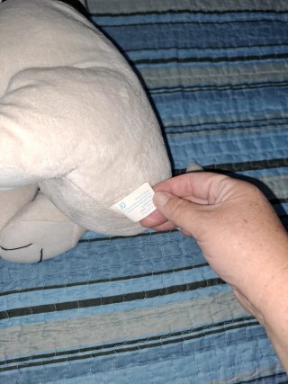 Peluche perro bull terrier 40 cm