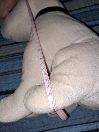 Peluche perro bull terrier 40 cm