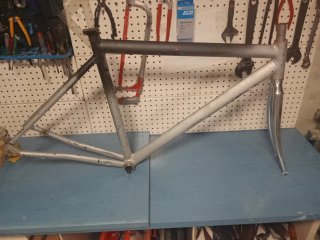 Cuadro bicicleta carretera aluminio