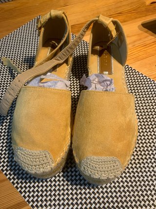 Zapatillas esparto cuña mujer talla 38