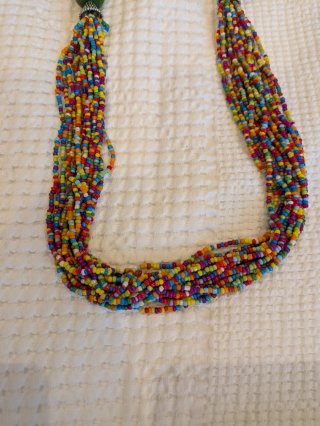 Collar Cuentas Multicolor