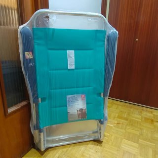Silla de playa reclinable con reposapies nueva
