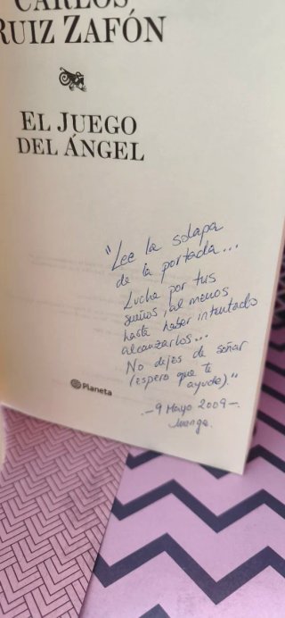Libro El juego del ángel