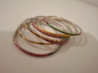Set bracciali etnici boho chic metallo