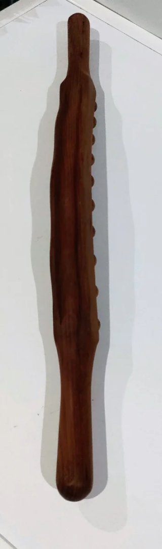 Rodillo de madera con cuentas