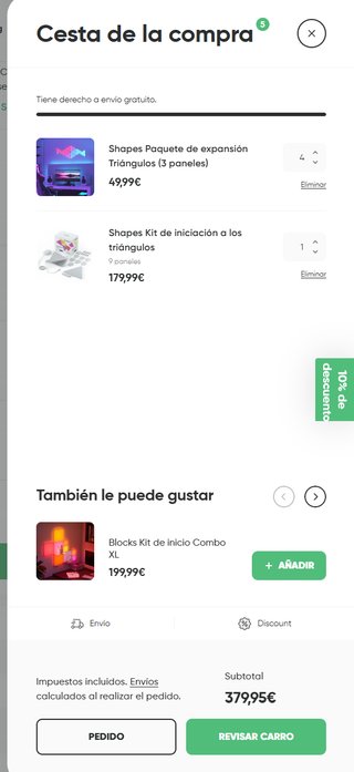 Nanoleaf Triángulos Kit 23 paneles +music sync mod