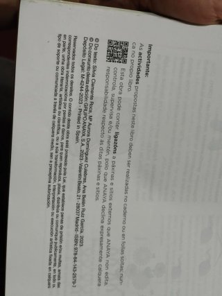 Libro de texto Bioloxia
