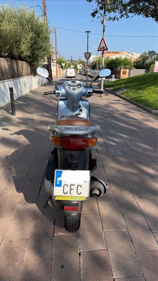 Moto Scooter Azul