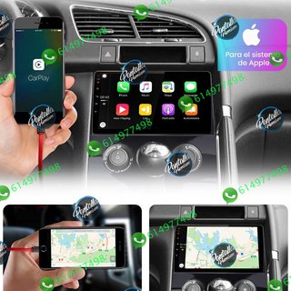 Radio pantalla CARPLAY GPS para Peugeot 3008 5008