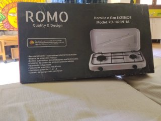 Fornello a gas esterno Romo RO-HGE2F-BS