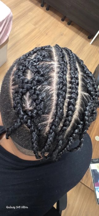 Trenzas africanas hombre