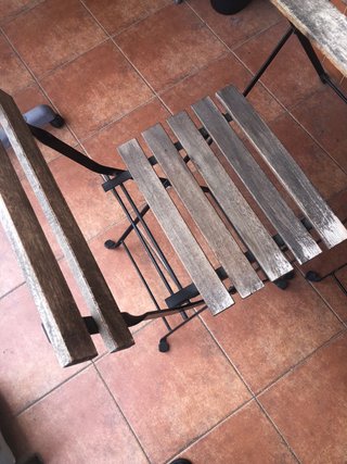 Mesa y 2 sillas terraza Tarno IKEA