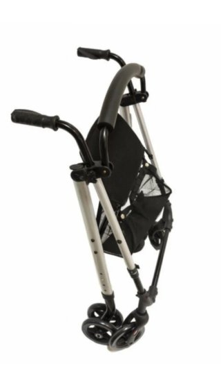 2221A ROLLATOR ALUM. FRENOS PRESION. Gris