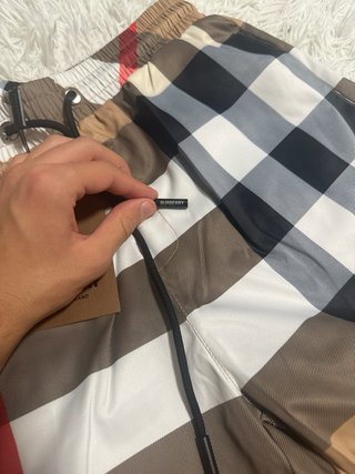 Shorts Burberry a scacchi